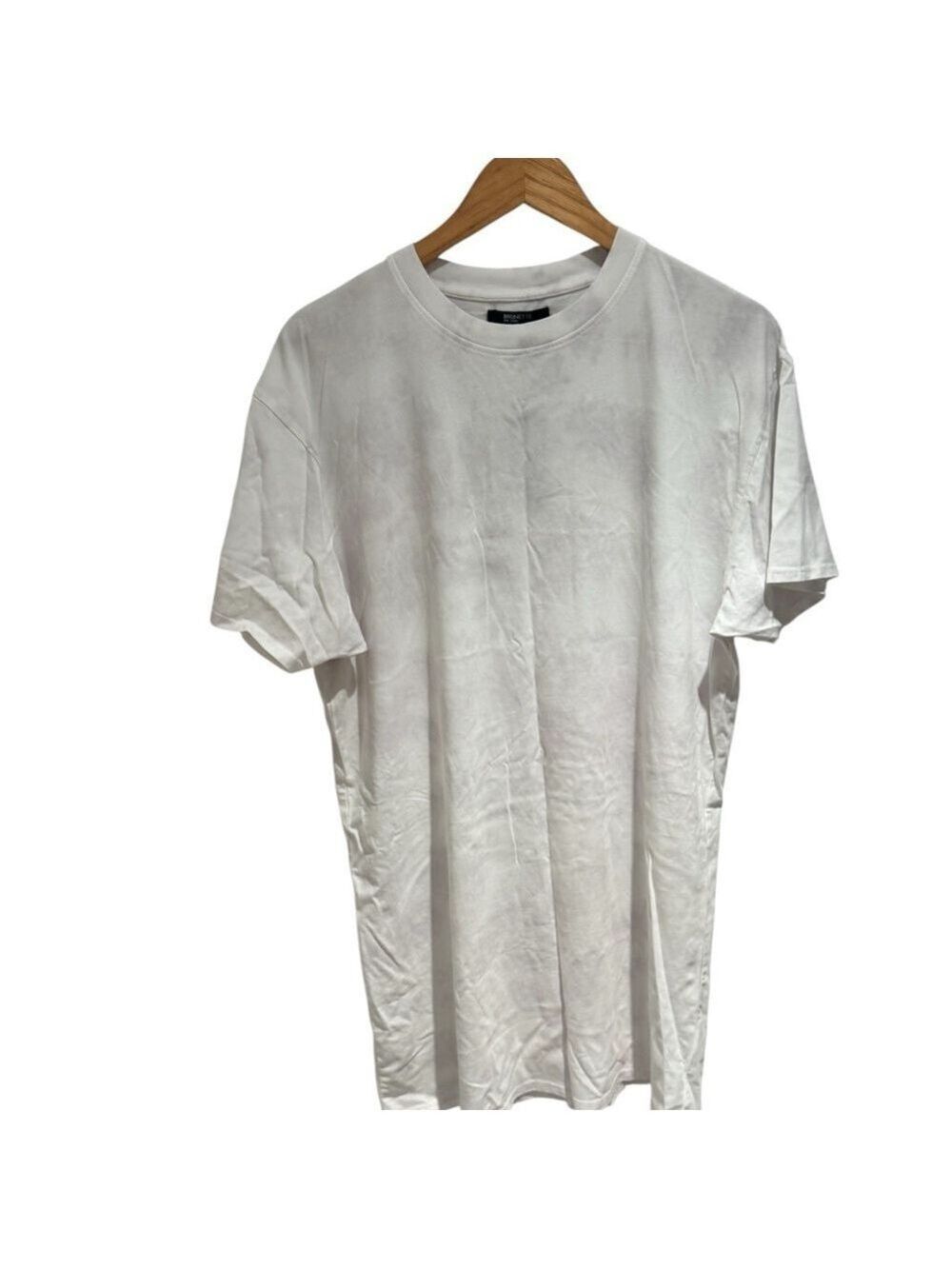 Brunette The Label White Short Sleeve TShirt Dress - size S/M